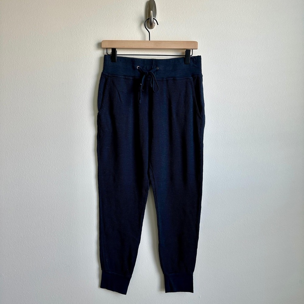 James Perse Pants Womens Small Lounge Joggers WSTH1945CU Drawstring Relaxed Fit